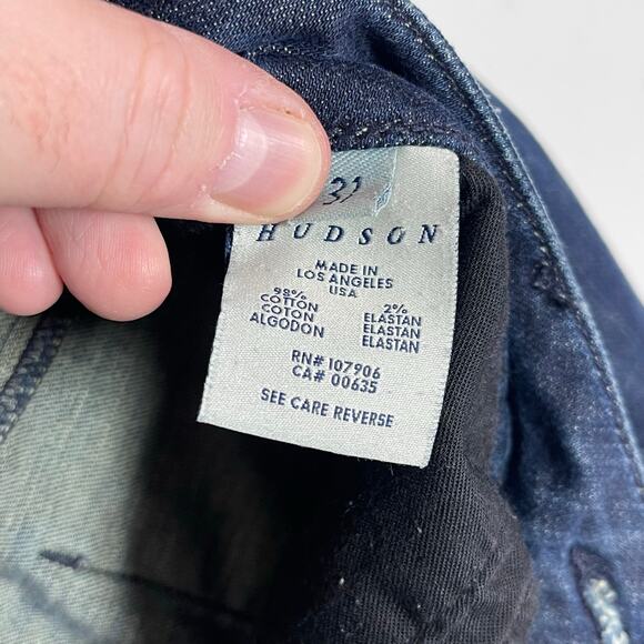 HUDSON Women’s Bootcut Lowrise Jeans Made in the USA size 31 - Picture 5 of 8